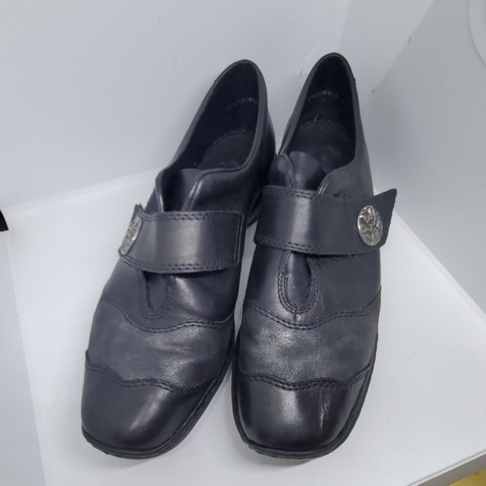 Rieker Antistress Loafers Black Leather shoe 41